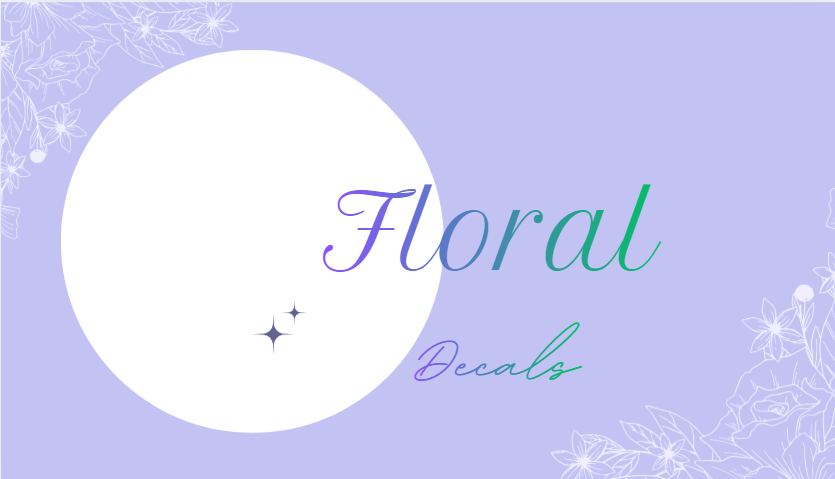 Floral Decals