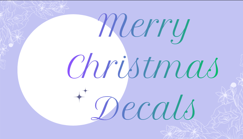 Merry Christmas Decals