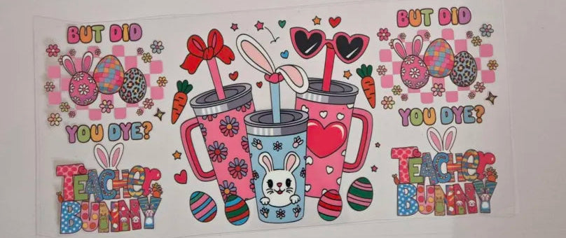 Teacher Bunny Decal