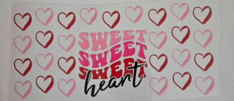 Sweet Sweet Sweet Heart Decal