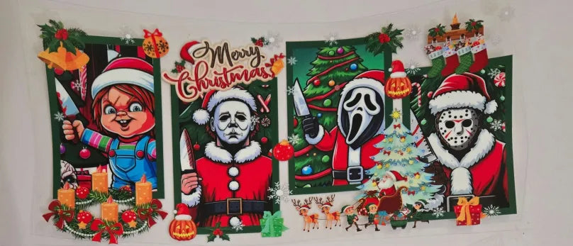 Christmas Horror Decal