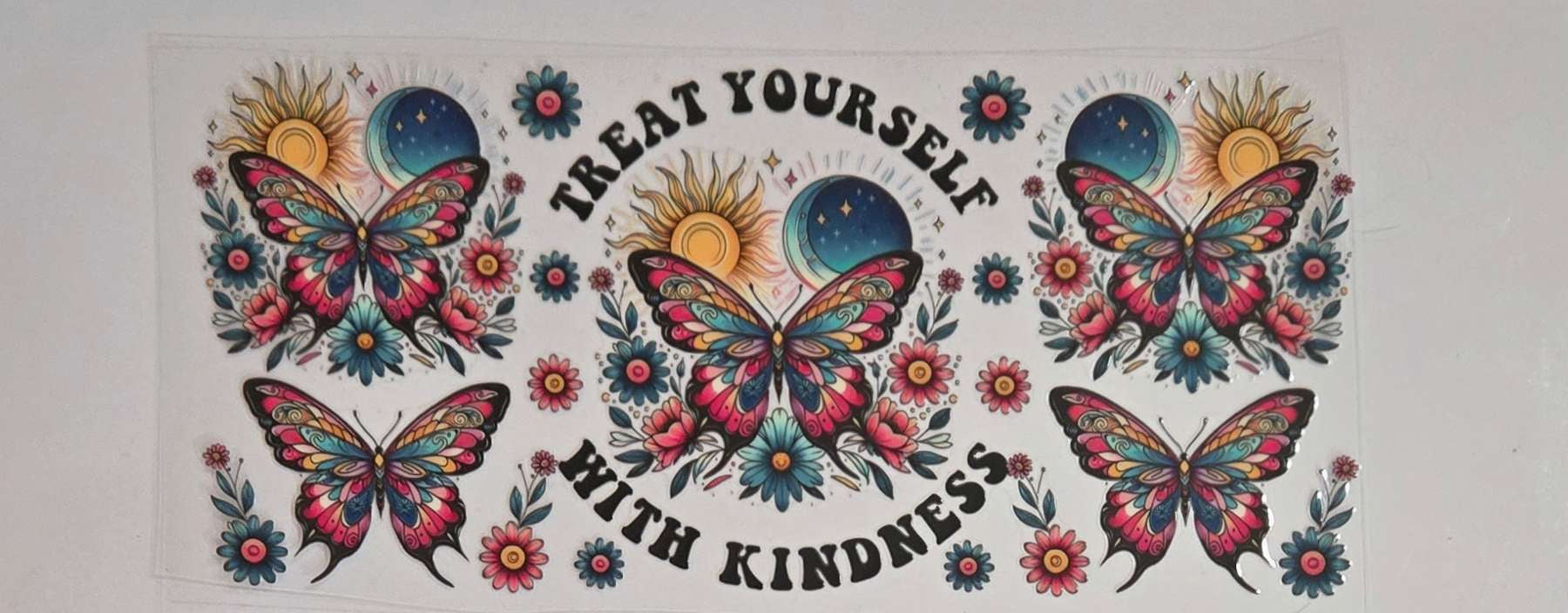 Treat Yourself with Kindness Decal