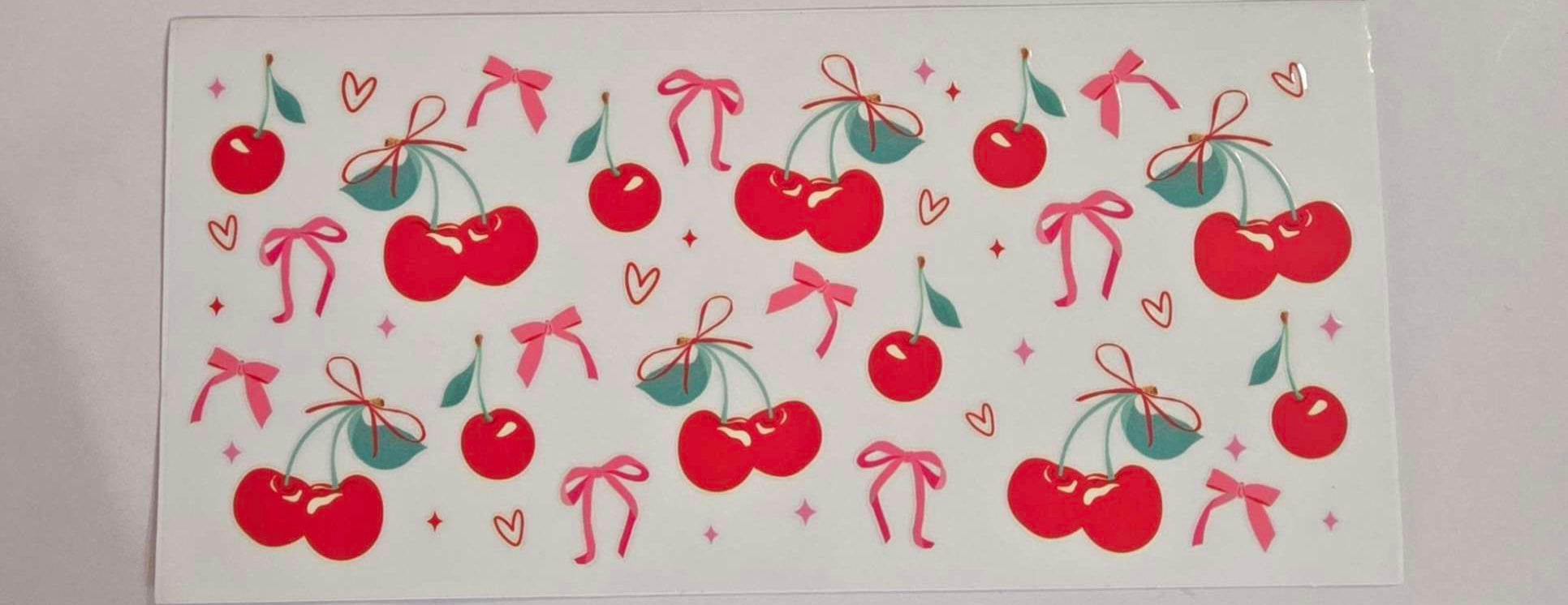 Cherries and bows Decal