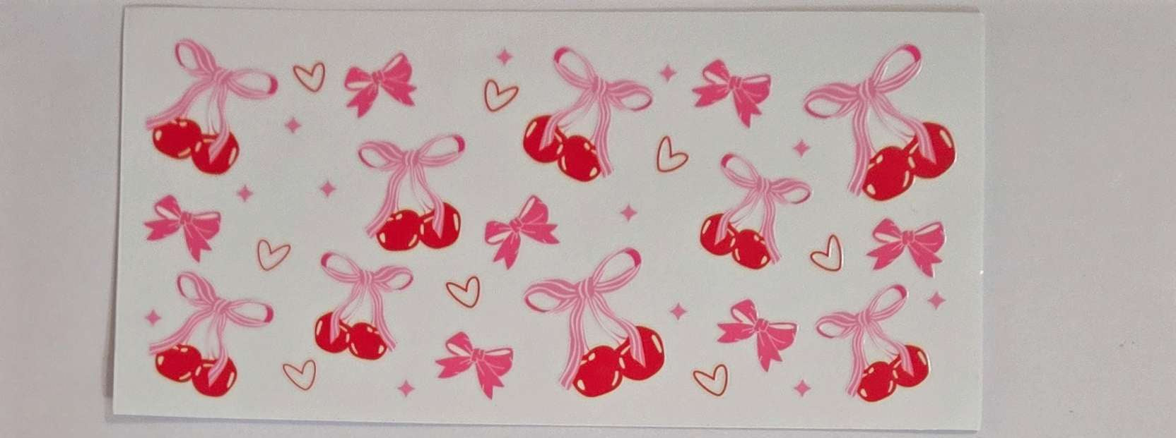 Bows and Cherries Decal