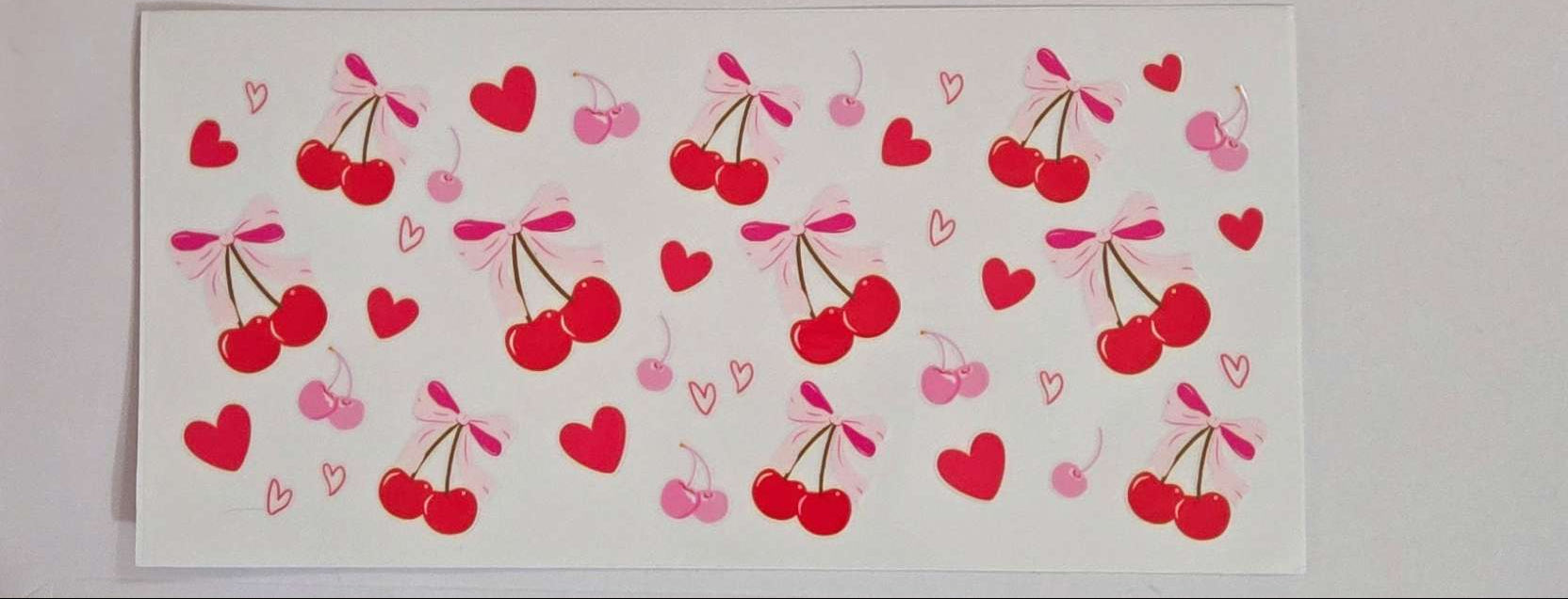 Bows and Cherries Decal