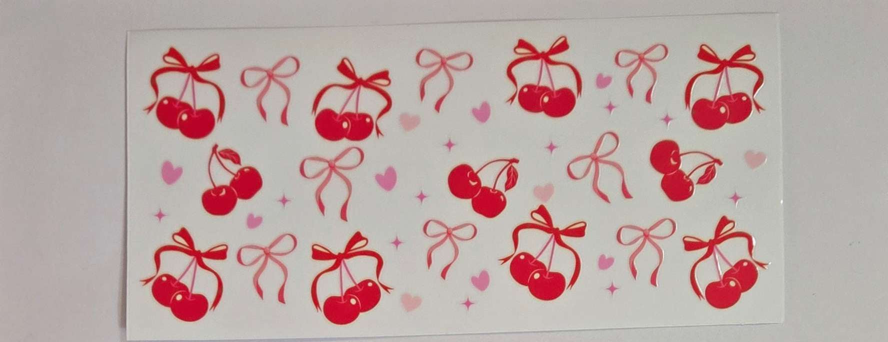 Bows and Cherries Decal