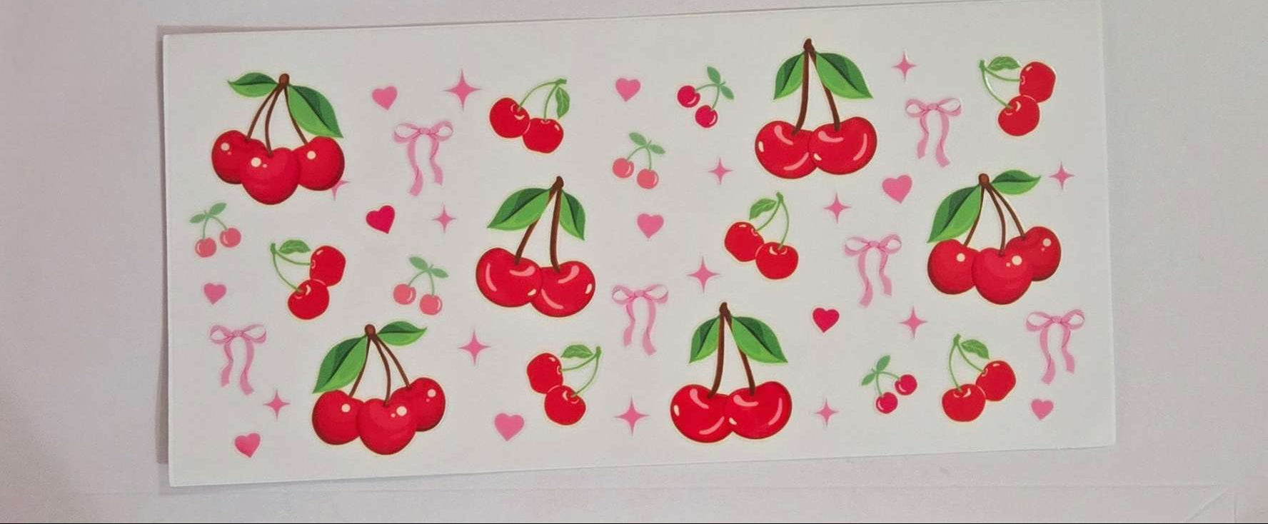 Bows and Cherries Decal