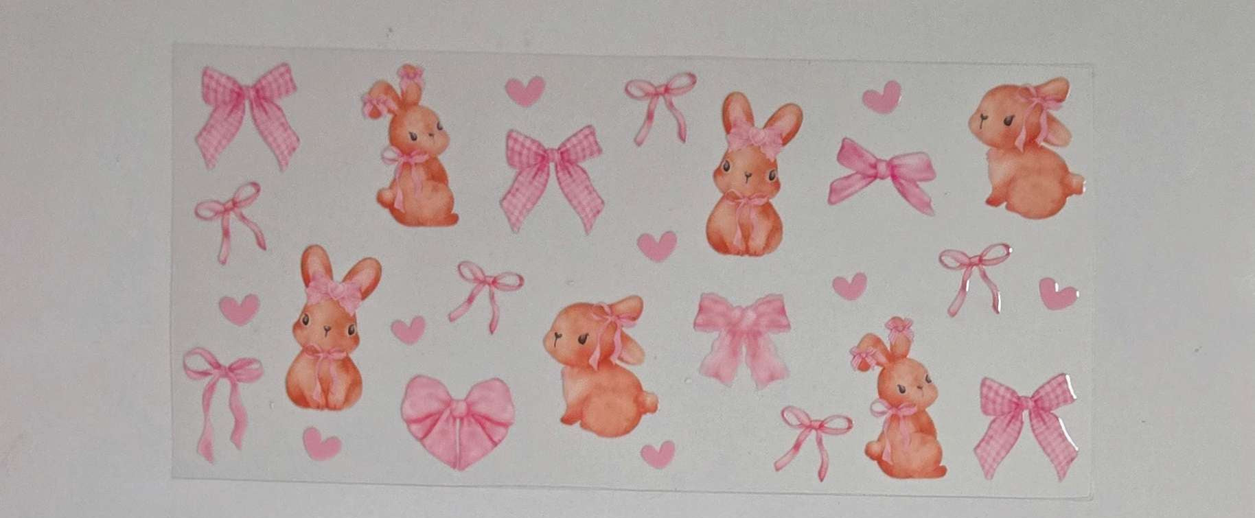 Bows and bunnies Decal