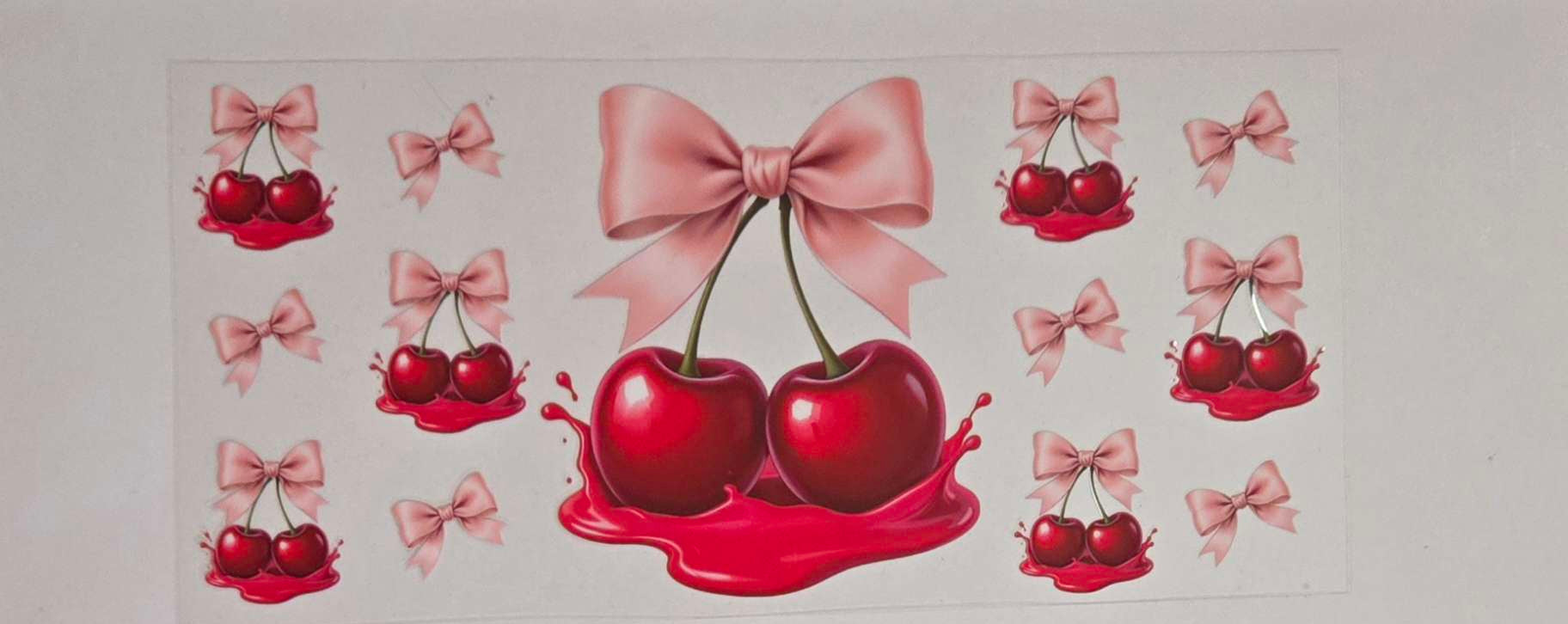 Cherries and bows Decal