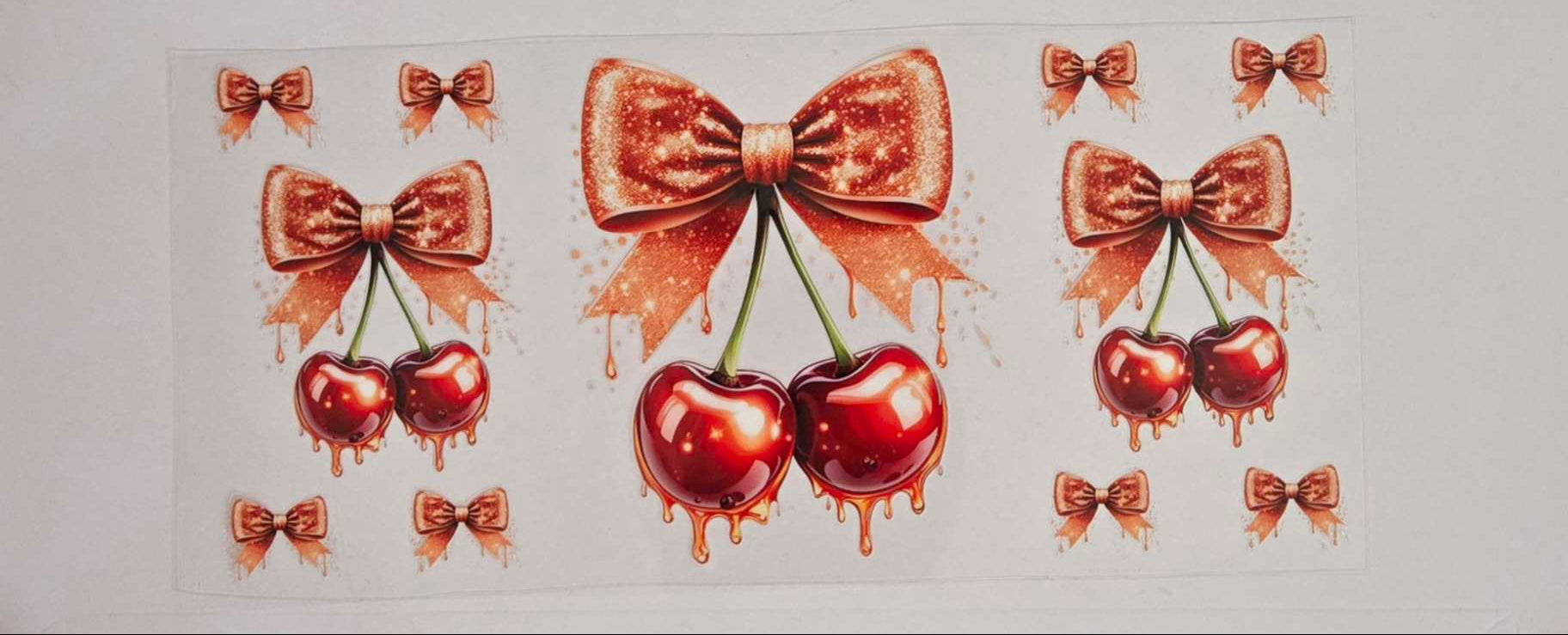 Cherries and bows Decal