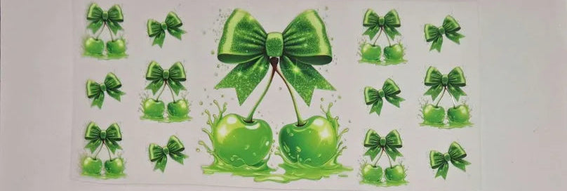 Bows and Cherries Decal