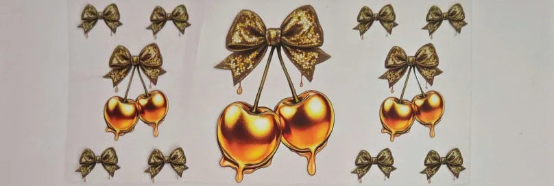 Bows and Cherries Decal