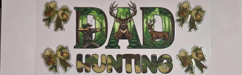 Dad Hunting Decal