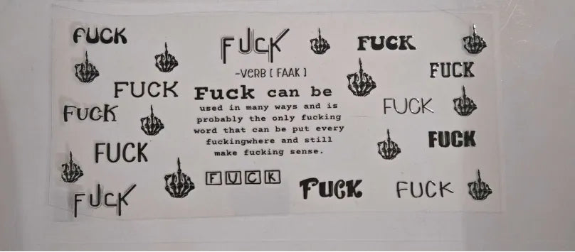 F can be Decal