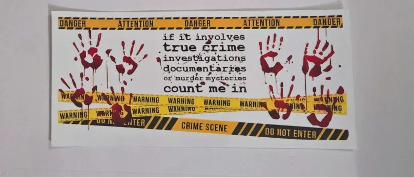 True Crime Decal