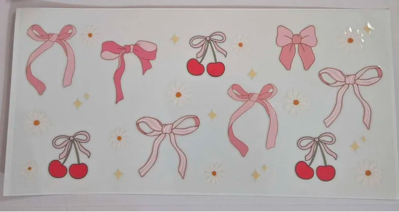 Bows and cherries Decal