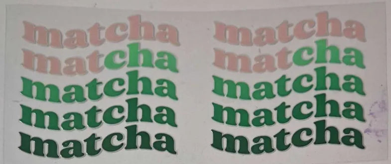 Matcha Decal