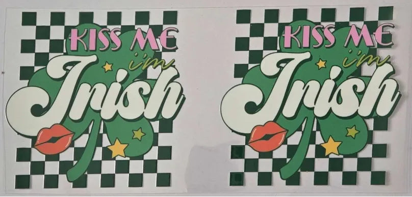 Kiss me I'm Irish Decal
