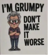 Grumpy Decal