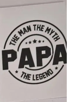 Papa Decal