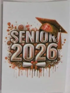 Senior 2026 Decal