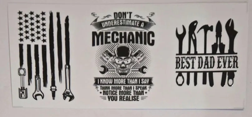 Mechanic Dad Decal