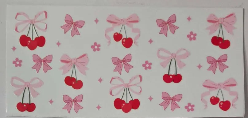 Cherries and bows Decal