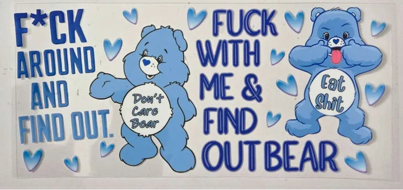Swear Bear Decal