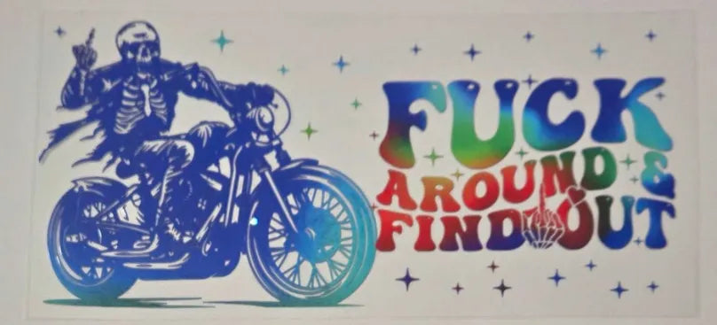 Find out Bike and Skeleton Decal