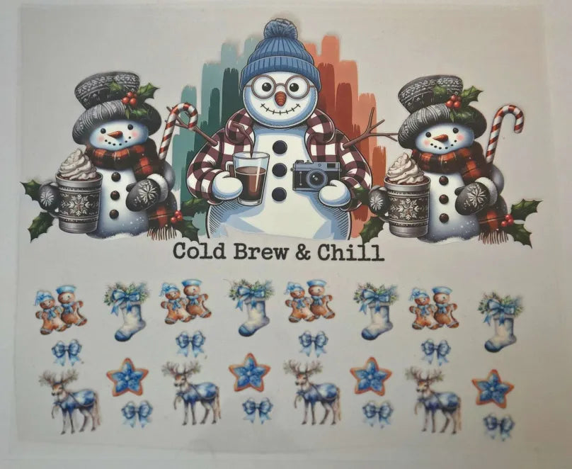 Christmas 40 Oz Decal