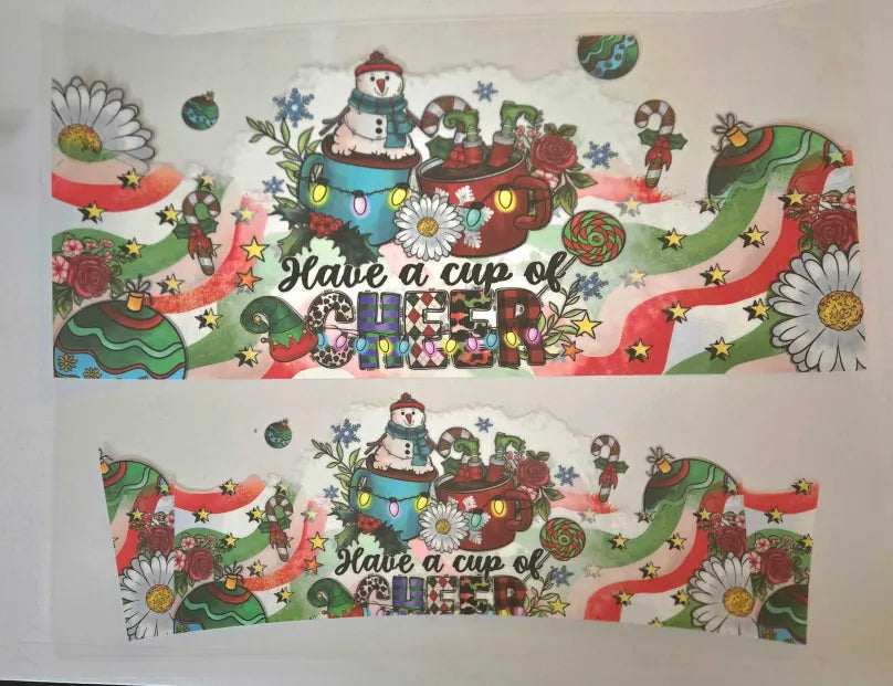 Christmas 40 Oz Decal
