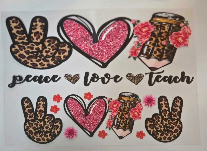 Teacher 40 Oz Decal